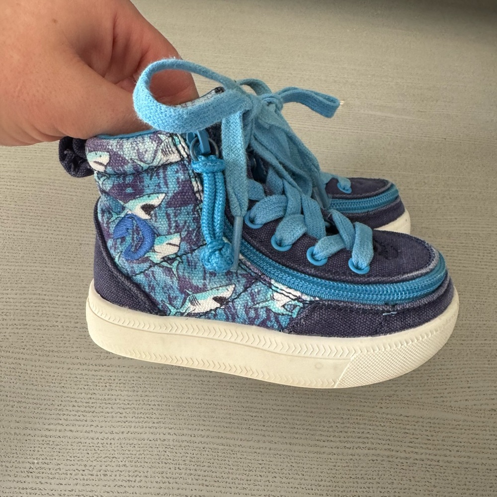 Billy’s High-Top Shark Sneakers